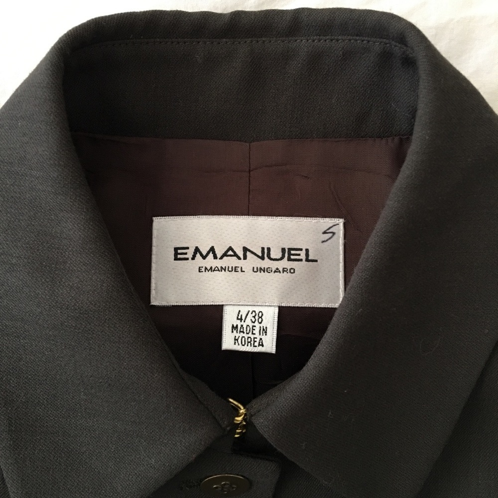 New Emanuel Ungaro Vintage Two Piece Suit Size 4 - Picture 5 of 8